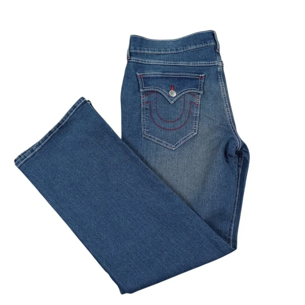 True Religion Billy Relaxed Bootcut Jean Men 36x34 Bootcut‎ Spellout Streetwear